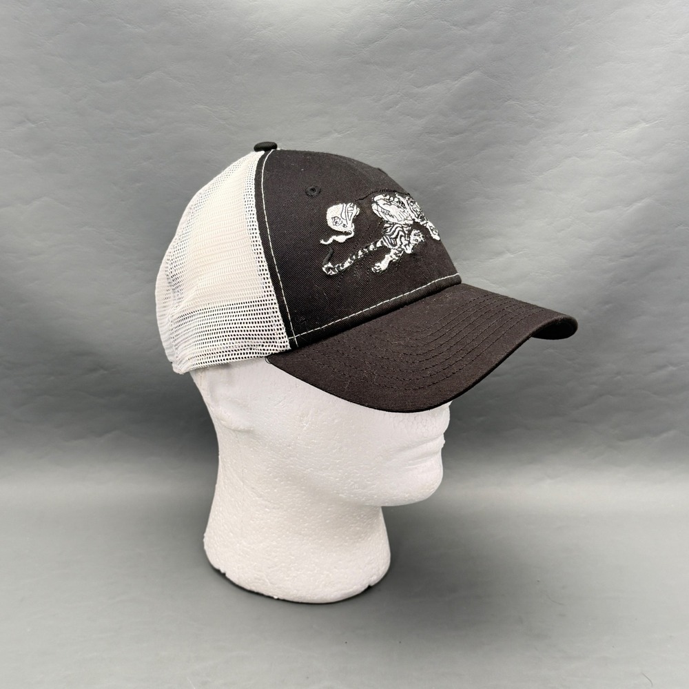 New Era Cincinnati Bengals 9FORTY Trucker Hat Mesh Snapback Cap Black White